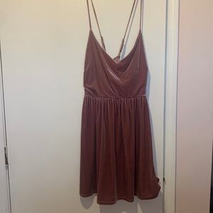 Crushed velvet dress. Forever 21. Size 2x